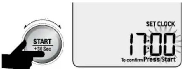 BREVILLE the Quick Touch Compact BMO625 - Régler l'horloge - affichage sur 24 heures - 4