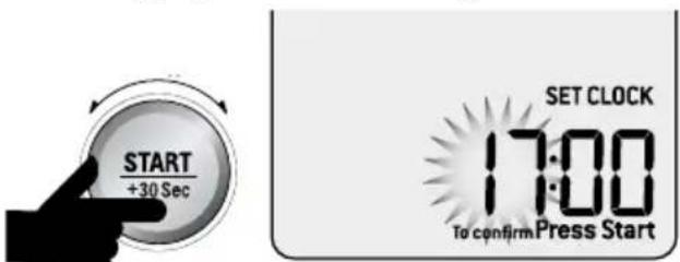 BREVILLE the Quick Touch Compact BMO625 - Régler l'horloge - affichage sur 24 heures - 3