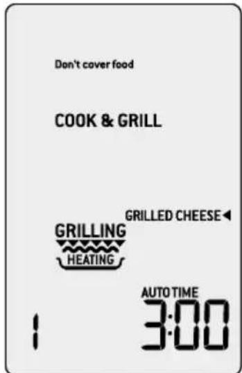 BREVILLE the Quick Touch Crisp BMO700 - Délectionner un réglage de CUISSON & GRILLAGE - 9