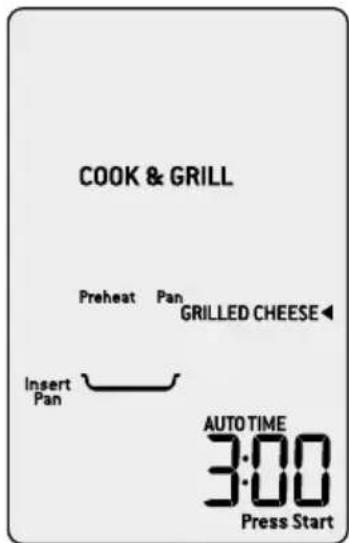 BREVILLE the Quick Touch Crisp BMO700 - Délectionner un réglage de CUISSON & GRILLAGE - 3