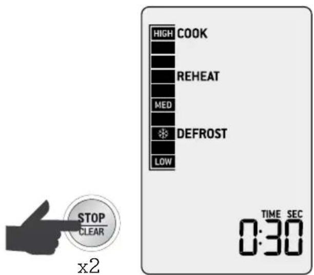 BREVILLE the Quick Touch Crisp BMO700 - ARRET/EFFACER - 1