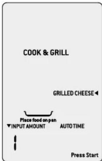 BREVILLE the Quick Touch Crisp BMO700 - Selecting a COOK & GRILL setting - 6
