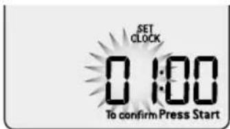 BREVILLE the Quick Touch Crisp BMO700 - Régler l'horloge - Affichage sur 24 heures - 2