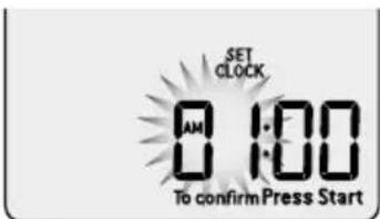 BREVILLE the Quick Touch Crisp BMO700 - Régler l'horloge - Affichage sur 12 heures - 2