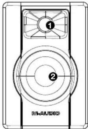 M-AUDIO BX3 - Panneau avant - 2