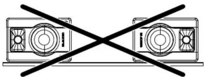 M-AUDIO BX3 - Orientation de los monitores - 1
