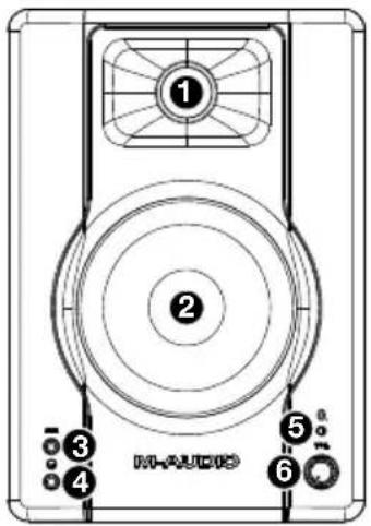 M-AUDIO BX4 - Vorderseite - 1