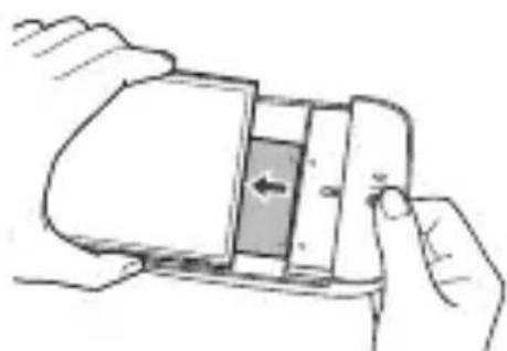 LG CBG700 - De batterij plaatsen - 2