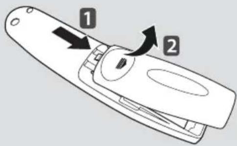 LG ANMR18HA - Instalação das pilhas - 1