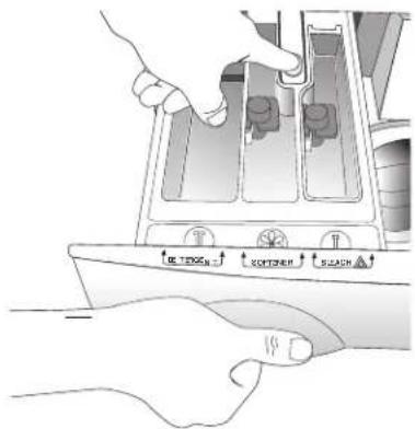 MAYTAG MAH2400AWW - Cleaning the Automatic Dispenser and Compartment - 1