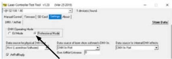 Laserworld ShowNET - Beachten Sie, dass der Upload von ILDA-Datelen aufgrund der optimierten Datenstruktur auf dem Interface einige Zeit dauern kann (mehrere Minuten)! - 5
