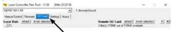 Laserworld ShowNET - a) Upload own ILDA files to the SD card - 1
