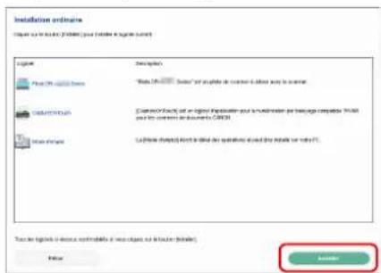 CANON imageFORMULA DRG2090 - Cliquez sur [Installer]. - 1
