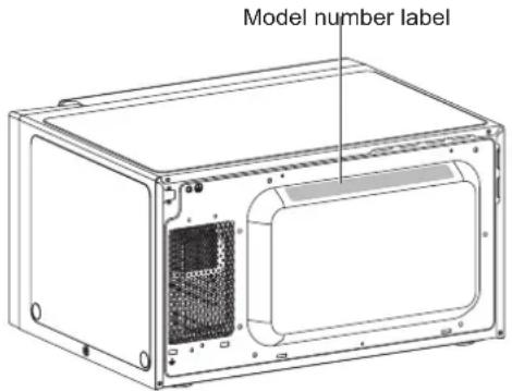LG LMC0975SB - Location of Model Number - 1