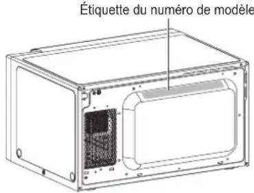 LG LMC0975SB - Emplacement du numero de modele - 1