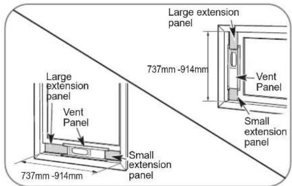 LG GP120CE - WINDOW VENT PANEL AND EXTENSIONS - 4