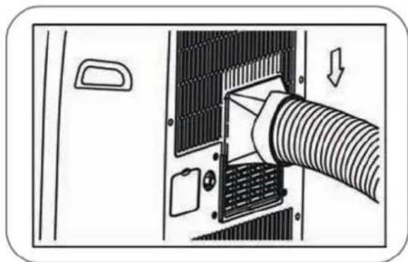 LG GP120CE - ATTACHING THE HOSE AND DIFFUSER - 1