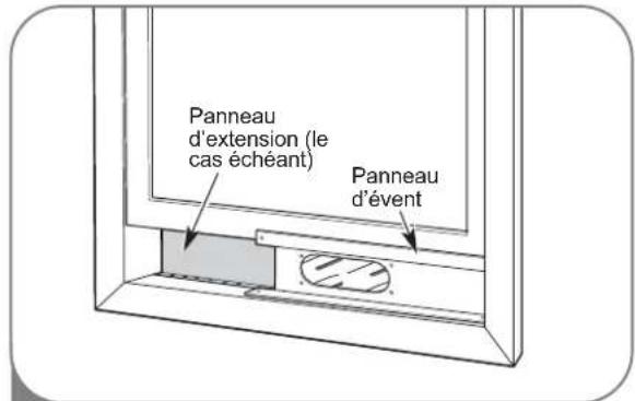 LG GP120CE - INSTALLATION DANS LES FENÊTRES COULISSANT VERTICALALEMENT - 2
