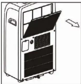 LG GP120CE - CLEANING THE AIR FILTER - 1