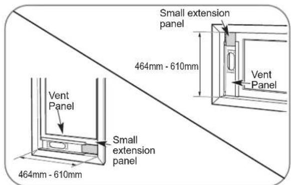 LG GP120CE - WINDOW VENT PANEL AND EXTENSIONS - 2