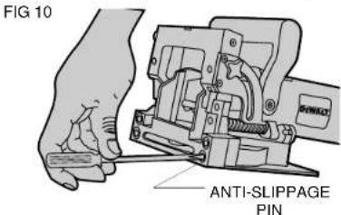 DEWALT DW932K - BOTTOM REGISTRATION SURFACE - 5