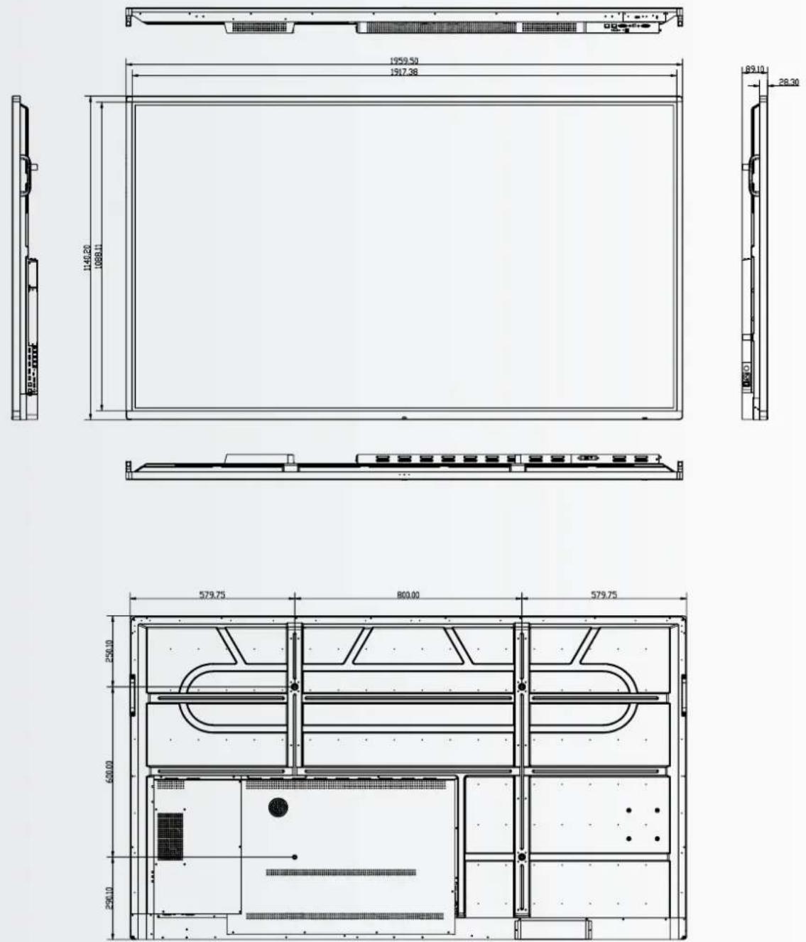 Legamaster ETX8620 - DIMENSIONES - 5