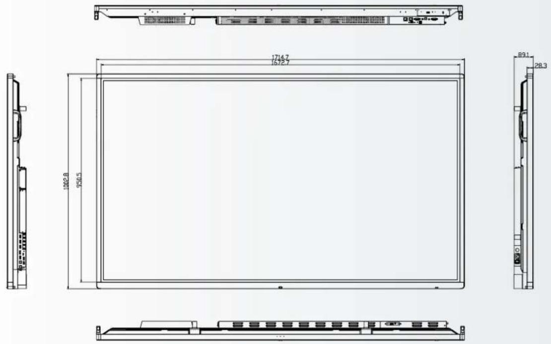 Legamaster ETX7520 - 12.1.DIMENSIONS - 8