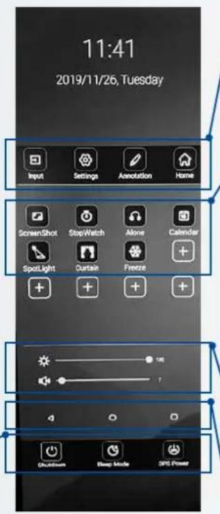 Legamaster ETX7520 - TURNING THE DISPLAY ON AND OFF - 1