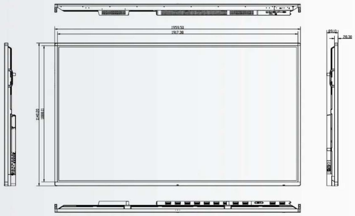 Legamaster ETX7520 - DIMENSIONES - 10