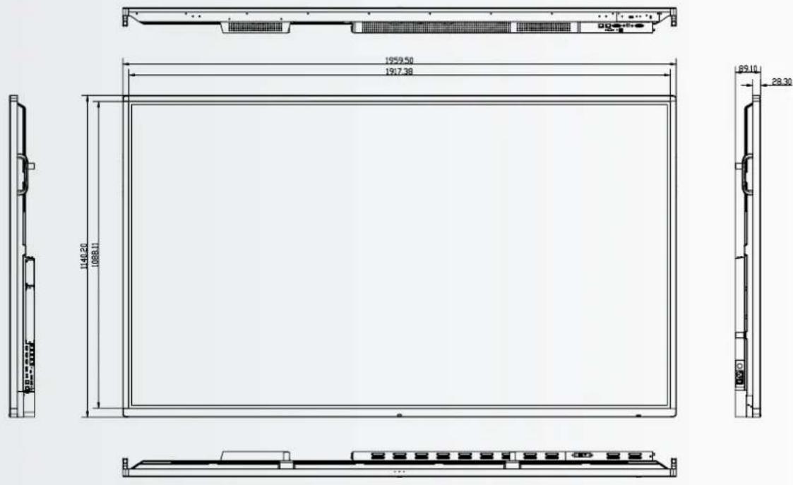 Legamaster ETX7520 - DIMENSIONS - 14