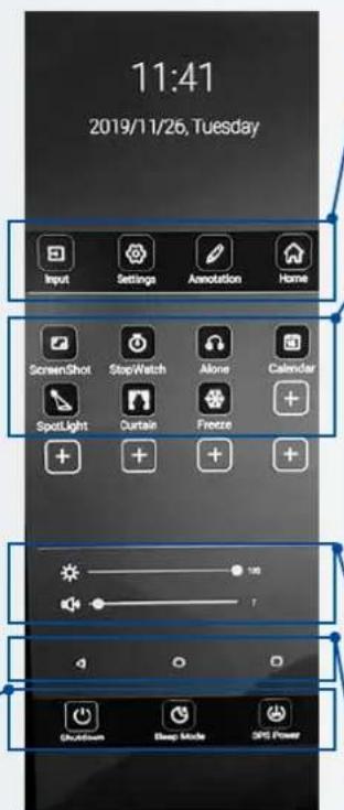 Legamaster ETX7520 - MENU DE LANCEMENT RAPIDE - 1