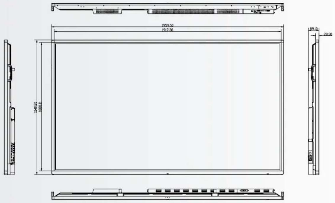 Legamaster ETX7520 - 12.1.DIMENSIONS - 10