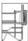 WHIRLPOOL WFE 2B19 UK N - FOLDABLE FLAPS WITH ADJUSTABLE POSITION - 1