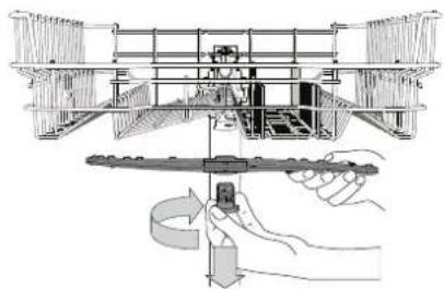 WHIRLPOOL WFE 2B19 UK N - NETTOYER LES BRAS D'ASPERSION - 1