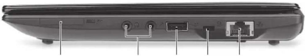 ACER Aspire One A150 - Rechterkant - 1
