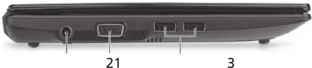 ACER Aspire One A150 - Widok z lewej - 1