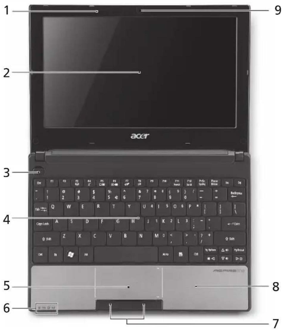 ACER Aspire One A150 - Fra oven - 1