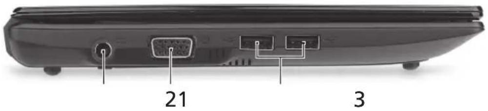 ACER Aspire One A150 - 左視圖 - 1
