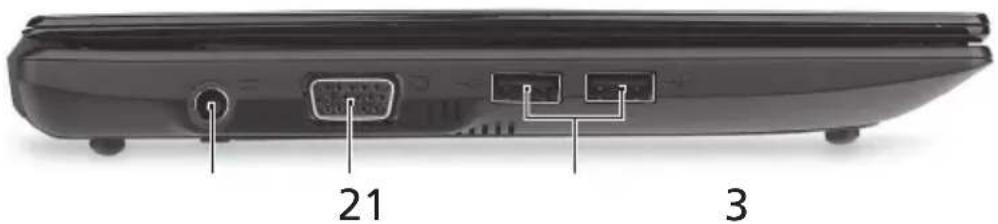 ACER Aspire One A150 - Pohled zleva - 1