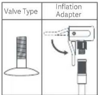 Xiaomi Mi Portable Electric Air Compressor - Quick connect valve adapter - 1