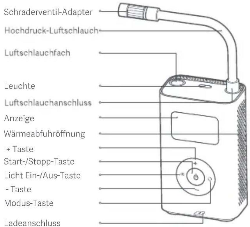 Xiaomi Mi Portable Electric Air Compressor - Produktübersicht - 1
