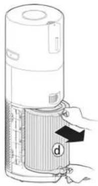 HOOVER HPURIFIER 700 HHP70CAH011 - Suodatinkokoonpano [Kuva 1] - 3