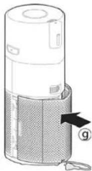 HOOVER HPURIFIER 700 HHP70CAH011 - Pulizia / Sostituzione del filtrro: [Fig. 17] - 6
