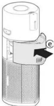 HOOVER HPURIFIER 700 HHP70CAH011 - Warning Wasserbehälter reinigen: [ [Abb. 19] - 5