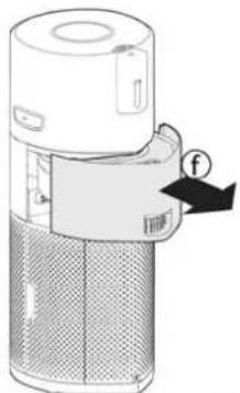 HOOVER HPURIFIER 700 HHP70CAH011 - Alerte nettoyage réservoir d'eau : [ [Fig. 19] - 6