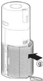 HOOVER HPURIFIER 700 HHP70CAH011 - Reinigung/AustauschendesFilters:[Abb.17] - 6