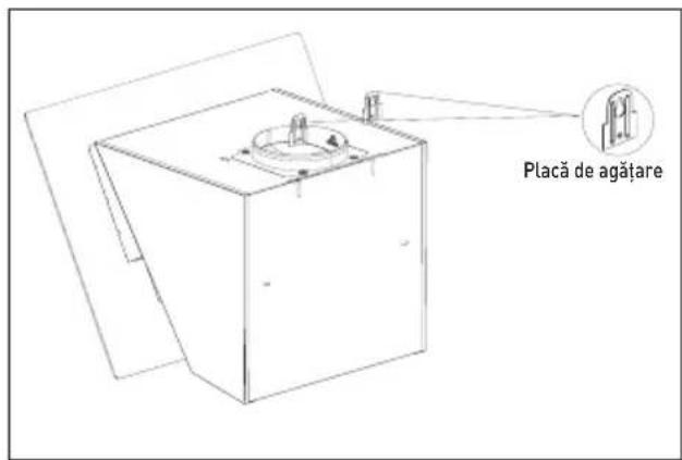 GRUNDIG GDS2460B - Instalarea hotei pe perete - 1