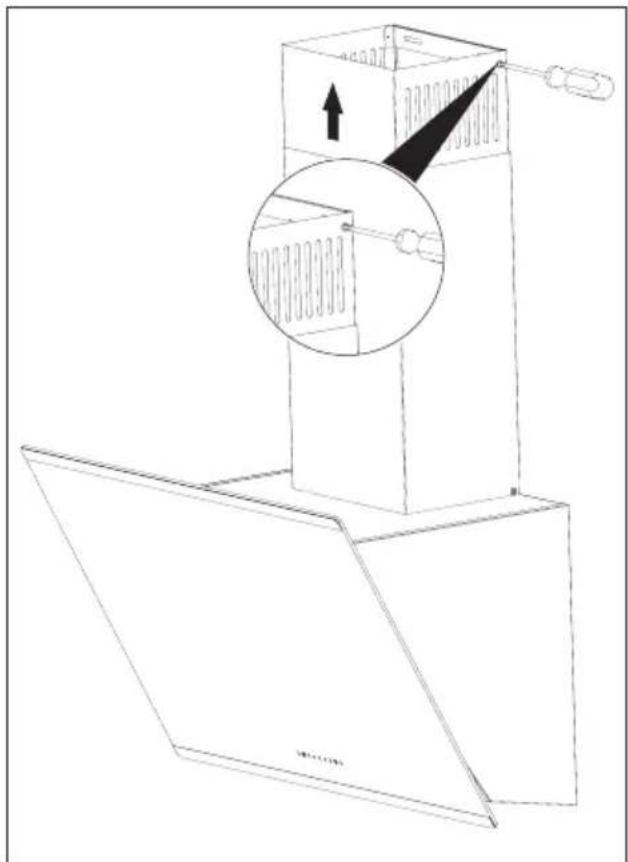 GRUNDIG GDS2460B - Montering af aftræk - 2