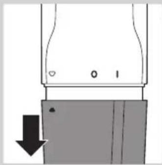PHILIPS Gostyler NT9140 - Placing the batteries - 2