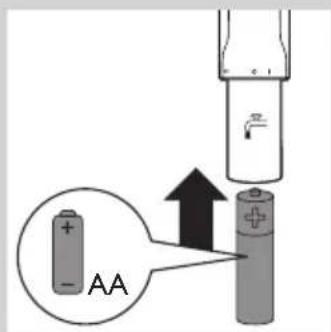 PHILIPS Gostyler NT9140 - Placing the batteries - 3